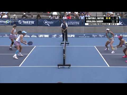 POINT OF THE DAY: Anna Leigh Waters/Leigh Waters vs. Simone Jardim/Lucy Kovalova at PPA Georgia Open