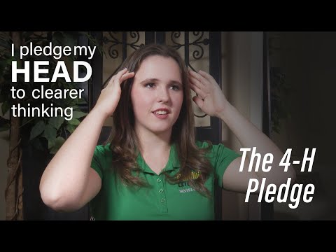 The 4-H Pledge