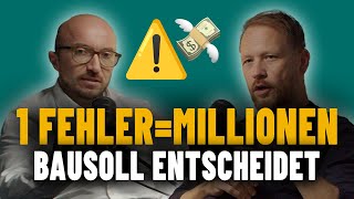 Das Bausoll richtig festlegen: Der wichtigste Schritt beim Bauen | mit Peter Bur