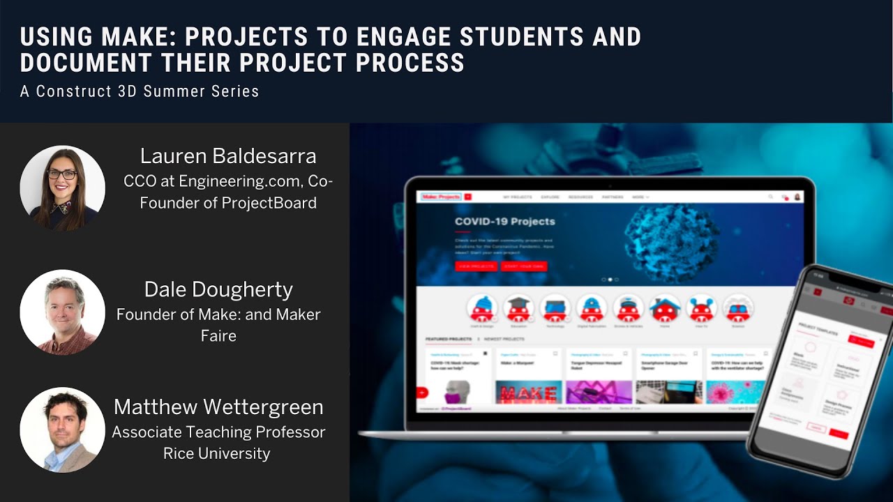 Using Make: Projects to Engage Students and Document Projects