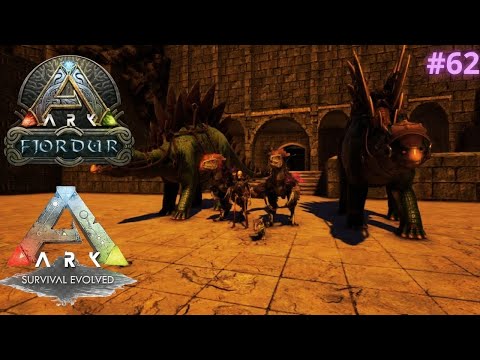 DESAFIO INSANO - Enfrentando a Broodmother com Deinonychus e Estegossauros!/ARK FJORDUR VANILLA #62