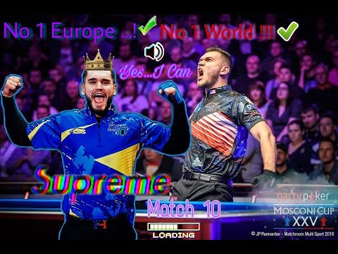 【Pool Live】Mosconi Cup 2018 - Billy Thorpe v Eklent Kaci  - Match 10 (FULL HD)