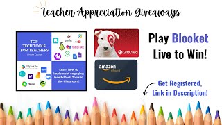 Teacher Appreciation Week 2023 | Teachers Play Blooket to Win!