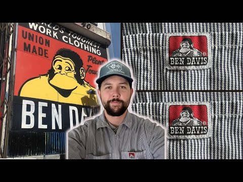 Hickory Stripe Ben Davis Clothing Haul and Review | Ben Davis 1/2 zipper | Vintage Clothing Haul