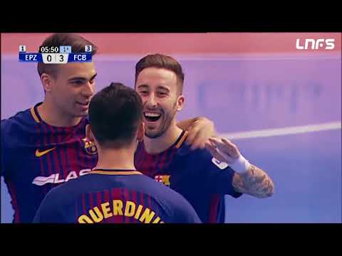 Gol Rivillos (0-3) ElPozo Murcia - FC Barcelona Lassa. 1/2 Play Off 2. LNFS