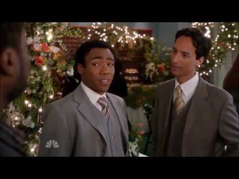 Community - Troy & Abed try not to embarass Shirley & Andre