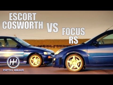Escort Cosworth VS Focus RS | Fifth Gear Classic