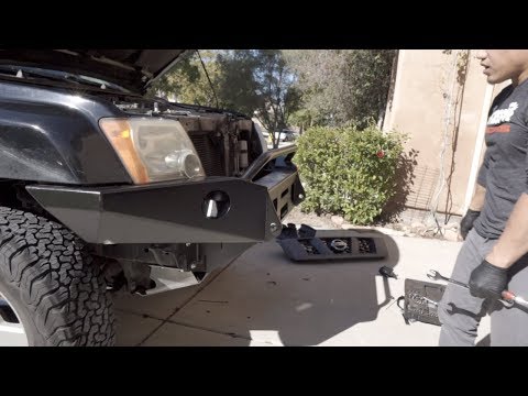 Hefty Fabworks 2005+ Nissan Xterra Aluminum Bumper Install