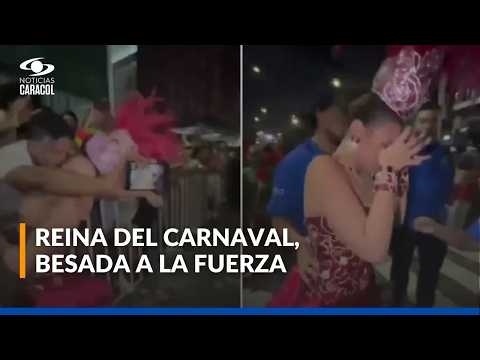 Michelle Char, reina del Carnaval, fue víctima de un beso no consentido durante la Guacherna