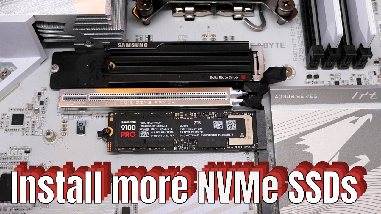 How to add extra NVMe SSDs to your PC (and how to check where and what you can install)