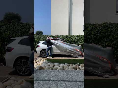 Protégez votre voiture contre la grêle avec notre bâche anti-grêle : simple, rapide, efficace!