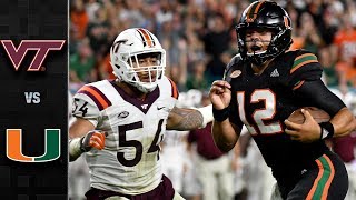 Virginia Tech vs. Miami Football Highlights (2017)