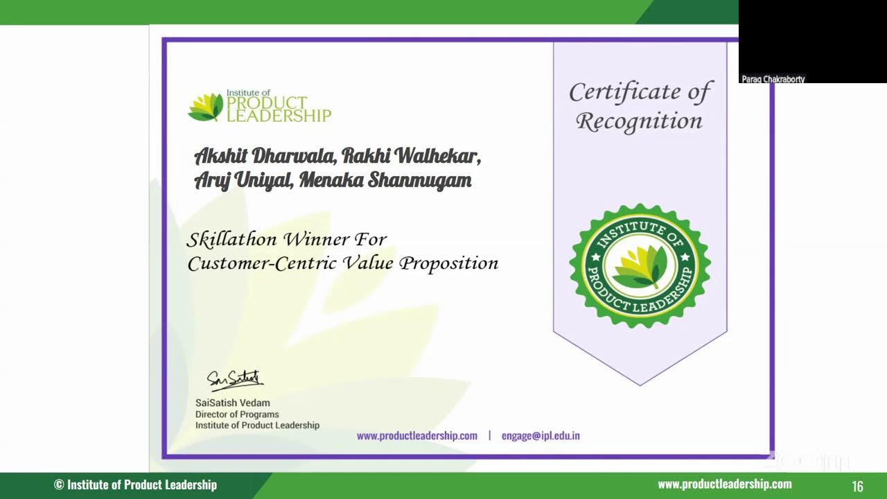 Skillathon - Customer - Centric Value Proposition