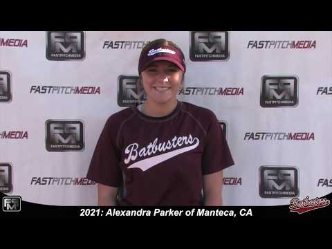 2021 Alexandra "Allie" Parker Third Base Softball Skills Video - Batbusters