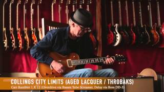 Video thumbnail for Collings City Limits Gold Top Aged Lacquer w/Throbaks at The Music Emporium by The Music Emporium