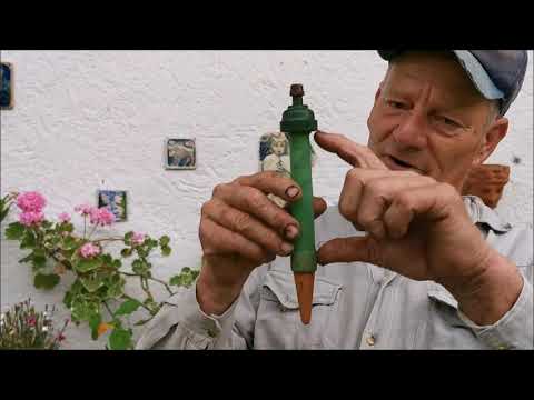 Tonkegelbewässerung   nützlich aber zeitaufwendig