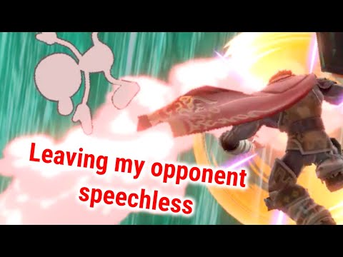 Leaving my opponent speechless