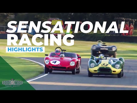 Sussex Trophy 2021 | Highlights | Goodwood Revival | Beautiful '50s sportscars in sliding battle