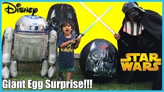 GIANT EGG SURPRISE OPENING Disney Toys Star Wars GIANT EGG SURPRISE OPENING Disney Toys Star Wars