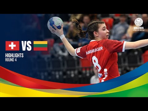 Switzerland vs Lithuania | Highlights | Women's EHF EURO 2022 Qualifiers | Round 4