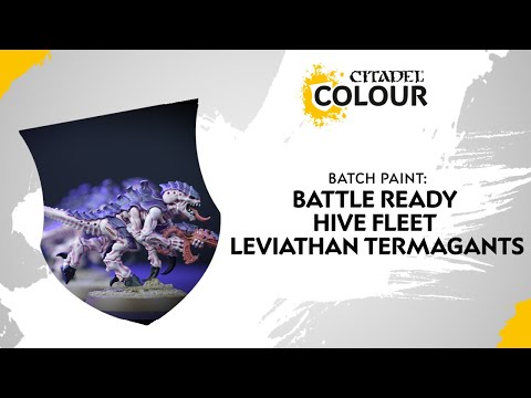 Batch Paint: Battle Ready Hive Fleet Leviathan Termagants