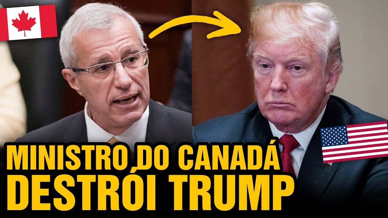 EUA vs CANADÁ | Ministro Canadense é DURO contra ATAQUE de Donald Trump 😮 🇨🇦 Canadá Diário News