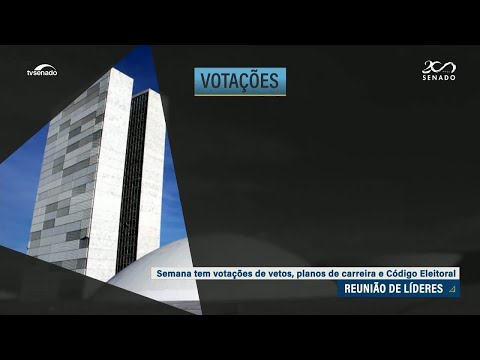 Líderes partidários definem pauta de votações das próximas semanas
