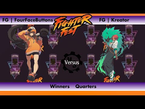 Flynn's Arcade Fighter Fest 5 Winners Quarters - FG | FourFaceButtons VS FG | Kreator Guilty Gear