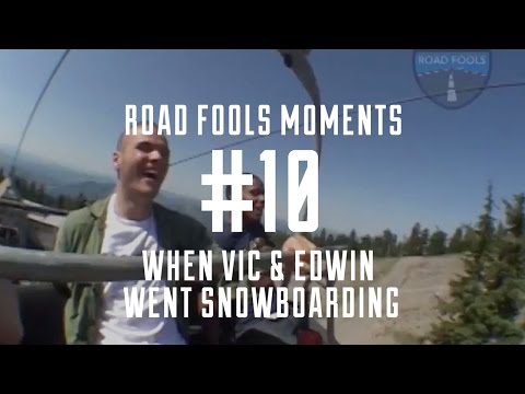 Road Fools Top Ten Moments - # 10 — When Vic Ayala & Edwin Delarosa Went Snowboarding