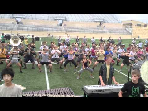 Cedar Park HS Timberwolf Band 2011 UIL Rehearsal Day Run-Through