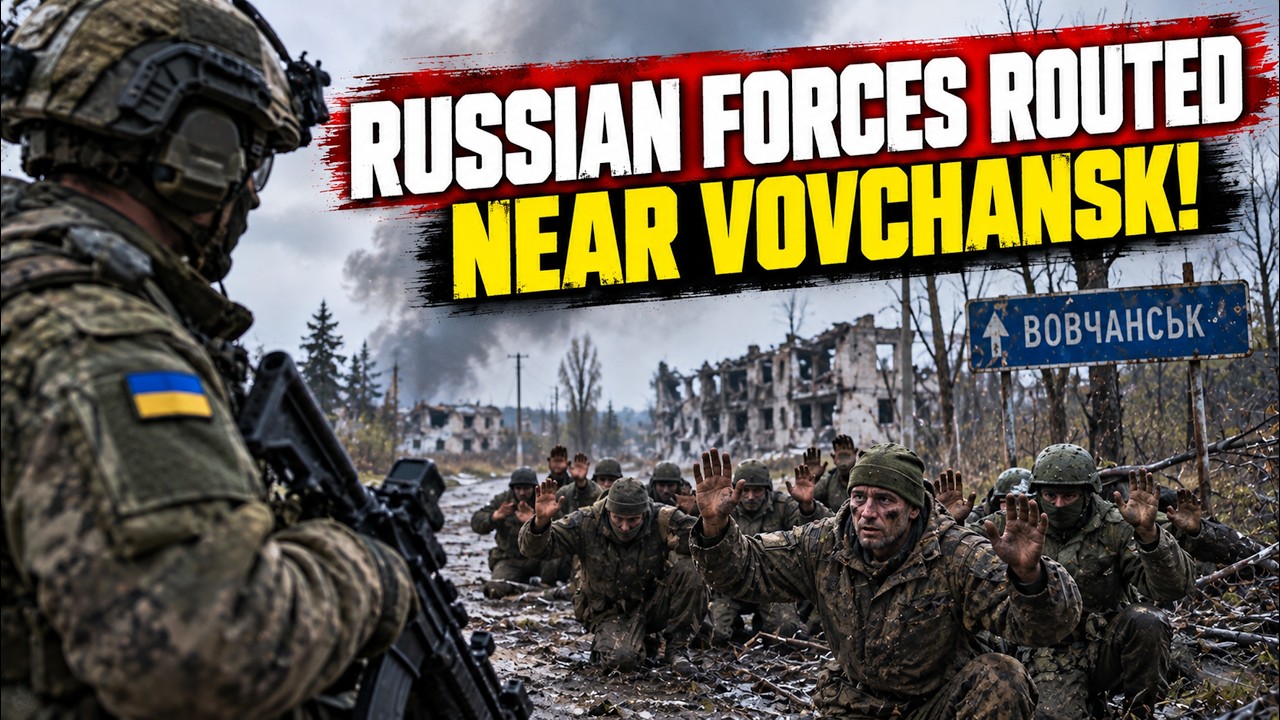 UKRAINE STRIKES BACK AT NORTHERN BORDER! RUSSIAN FORCES ROUTED NEAR VOVCHANSK, TROOPS SURRENDER!