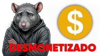 FUI DESMONETIZADO! FIM DO CANAL CEO DOS RATOS
