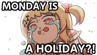 【Hololive】Successfully Defeated Monday-chan【Kanade/Riona/Niko/Suisei/Clip/Ebihurai/Comic】