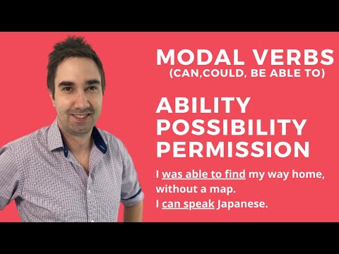 Can, Could, be able to - Modals verbs for ability, permission, and Possibility