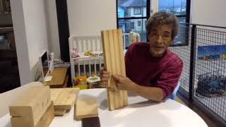 秦野市の注文住宅  大工講座  無垢の床材④