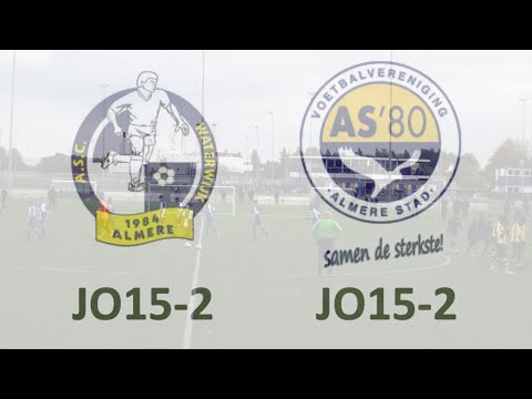 ASC Waterwijk JO15-2 (zondag) - AS'80 JO15-2 19 (oktober)