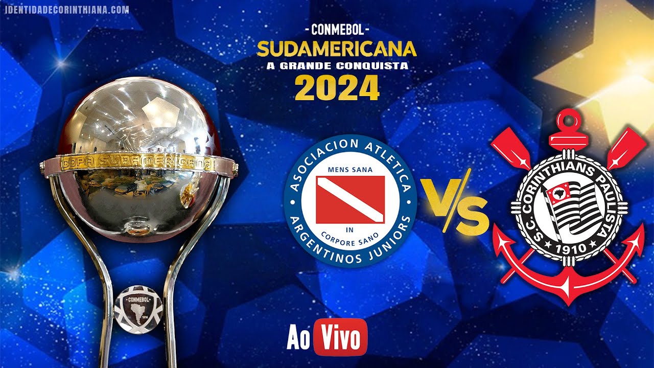 🔴AO VIVO direto da ARGENTINA | ARGENTINOS JUNIORS X CORINTHIANS | 3ª RODADA | COPA SUL-AMERICANA