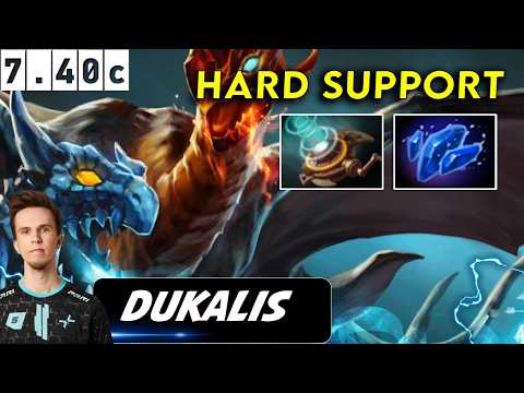 Dukalis Jakiro Hard Support - Dota 2 Patch 7.40c Pro Player Gameplay