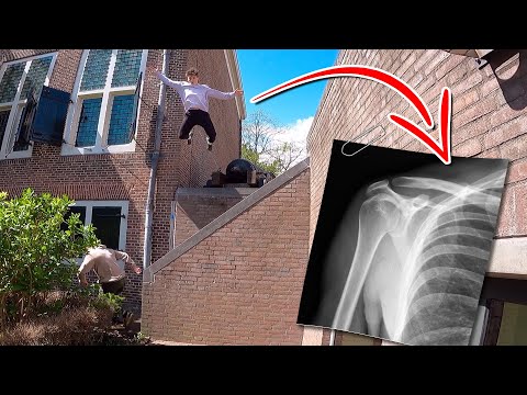 SCHOUDER UIT DE KOM TIJDENS POV RUN!