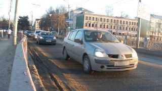 preview picture of video 'Исследование транспортных потоков, Часть 2. Тверь, Старый мост. 26.02.2014'