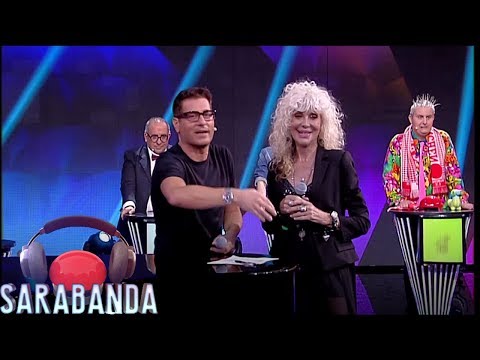 Sarabanda, terza puntata - Enrico Papi e Donatella Rettore - "Dammi una bolletta"
