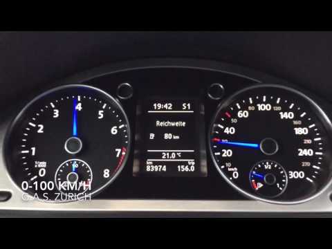 VW Passat R36 Variant 300 PS 0-100 km/h acceleration