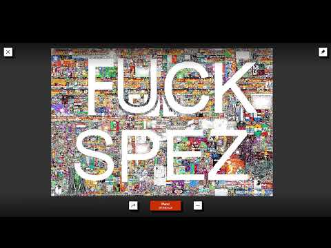 Big fuck Spez - r/place 2023 endding