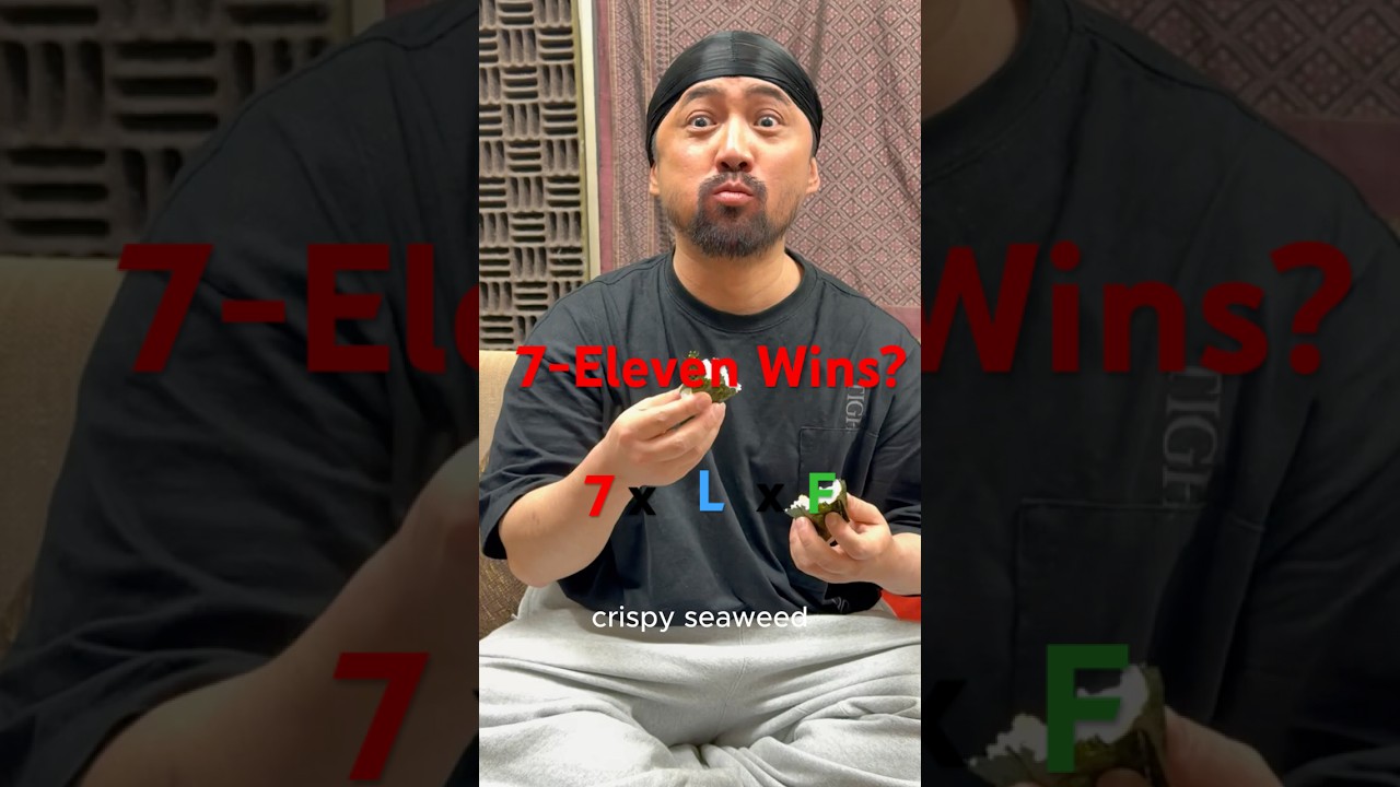 POV: Who Has the Best Salmon Onigiri in Japan? 🇯🇵 (7-Eleven vs Lawson vs FamilyMart)