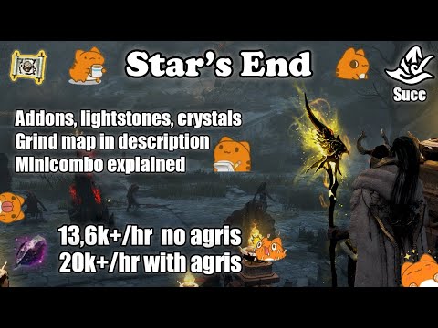 BDO | NEW Star's End - Succ Witch, 13,6k+/hr, L2 scroll