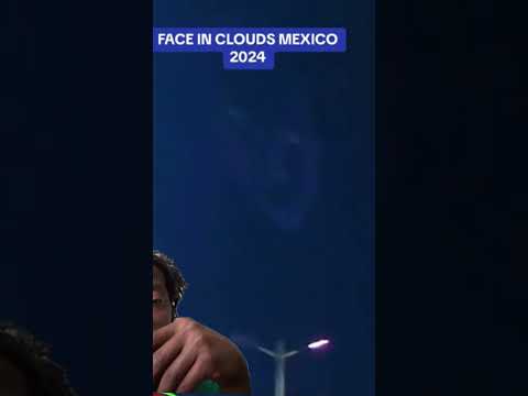 Face in the sky in Mexico 2024