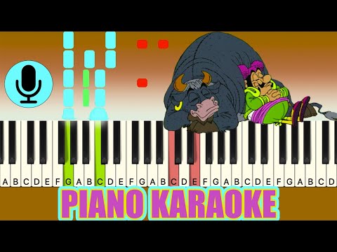 TORERO CAMOMILLO PIANO KARAOKE + SPARTITO GRATIS - LO ZECCHINO D'ORO PIANO COVER