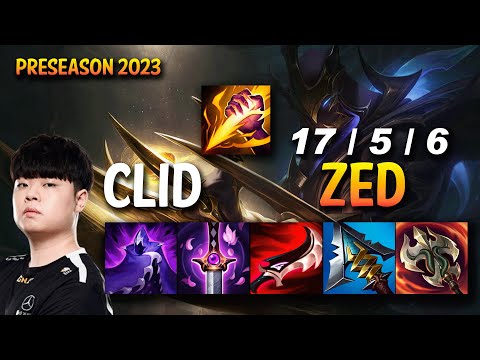 Clid ZED Jungle vs TALON - KR Ranked