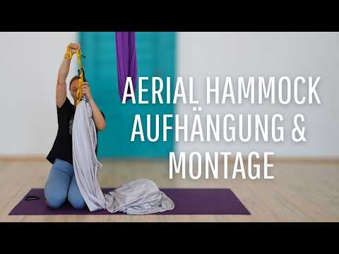 Aerial Yoga Hammock: Knotting & Hanging | Hammock Assembly at Home