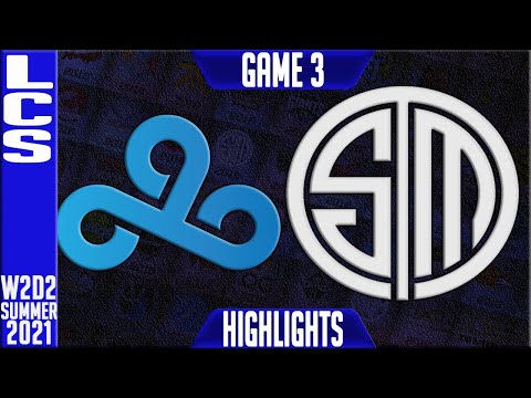 C9 vs TSM Highlights Game 3 | LCS Lock In Quarterfinals Spring 2021 W2D2 | Team Solomid vs Cloud9